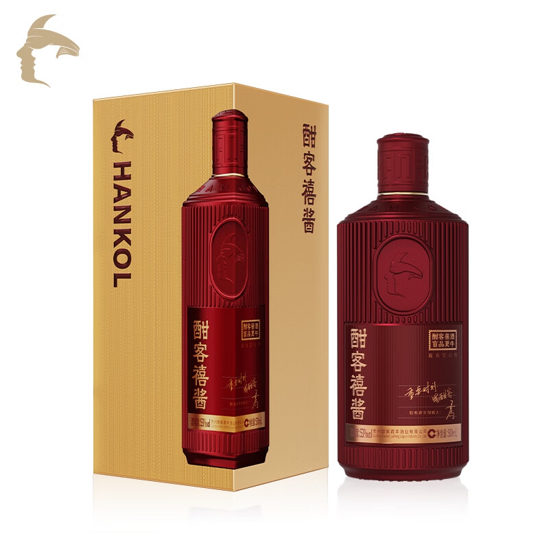 酣客禧酱 酱香型白酒 贵州大曲粮食酒 口粮酒 53度 500mL 1瓶 单瓶装 2025年 限时秒杀，买1送1