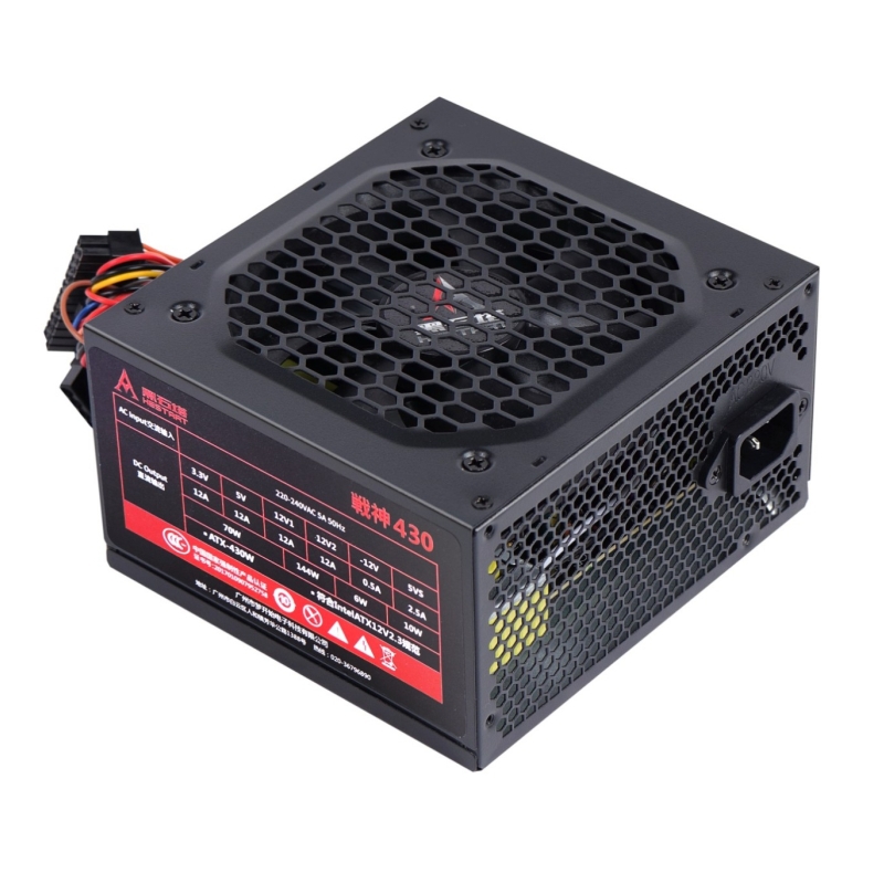 黑石塔 战神430 台式机电源 额定200w(工包)