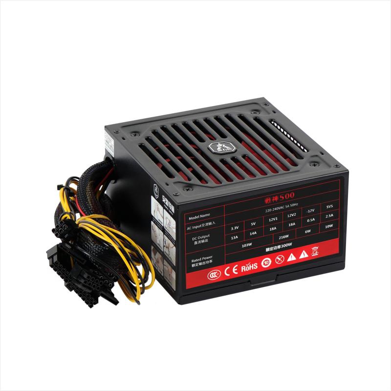 黑石塔 战神500 台式机电源 额定300w