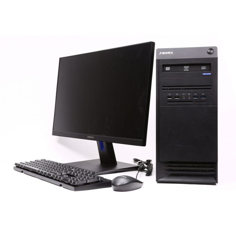 清华同方 超翔H880-T1 工作站/台式电脑 海光C86 3350/8GB/512GB SSD/2G独显/23.8寸